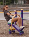 Outdoor Fitness Equipment Exercise Park Trail Course rOWER